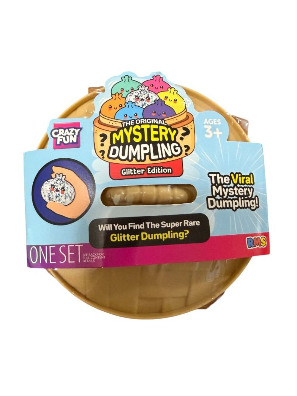Authentic RMS Dumpling Glitter Edition Mystery Squishy Sealed  Toy